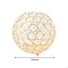 Crystal Candle Holder Lamp Shade Antique Hollow Bedside Clip On Ceiling Light