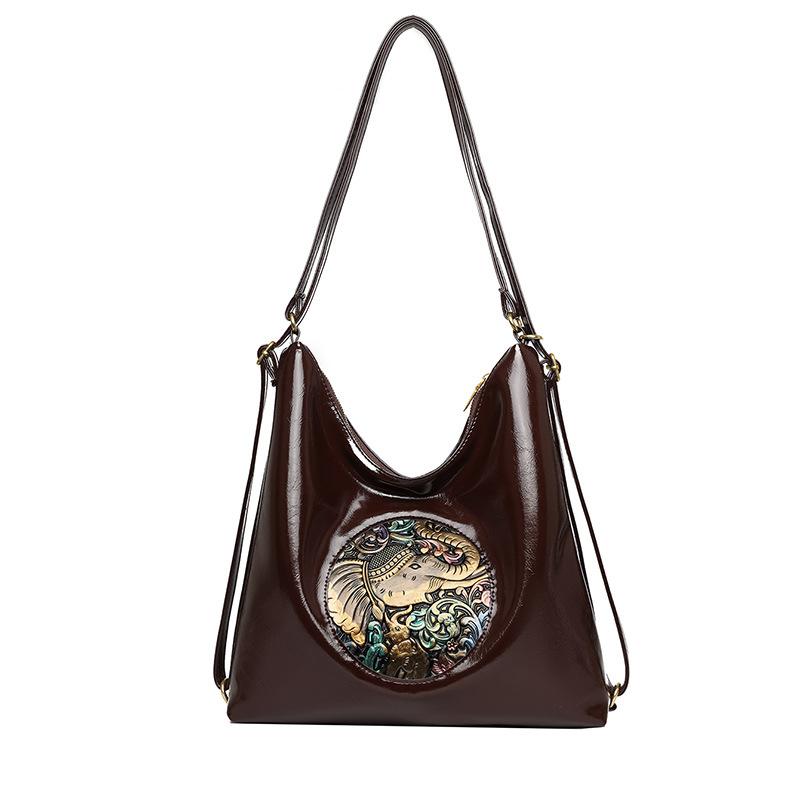 

Новая повседневная женская сумка через плечо большой вместимости, премиальная сумка под мышкой, ретро универсальная сумка-тоут