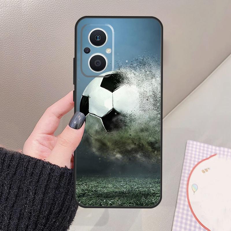 

Football Soccer Ball Funda For OPPO Reno 11 12 13 14 Pro 11F 12F 13F 14F 7 8 Lite OPPO Find X9 X6 X5 X8 Pro Case OPPO Reno7 4G