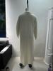 2025 Euro-American High-Neck Woolen Dress Coat