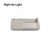 1 Stück/1 Paar Graue Linke und Rechte Sonnenblende mit oder ohne Lampe Passend für Mazda 3 2010 2011 2012 2013 BBM2-69-320C-75 Ersatz