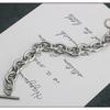 Bold European & American Style Punk Hip-Hop Titanium Steel Interlocking O Chain Unisex Bracelet