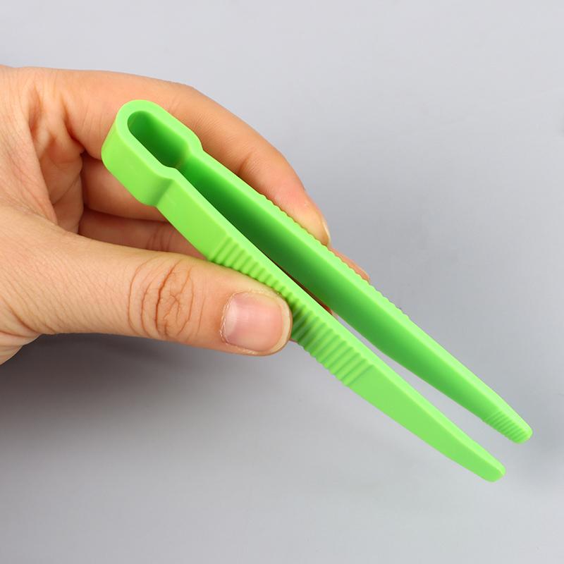 5ks barevných plastových pinzet, dětské ploché pinzety pro batolata, jemné motorické učební hračky, hračky pro rané vzdělávání