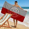 Mainz Passion Print Beach Towel, Large Soft Quick Dry Towel for Beach Camping Swimming