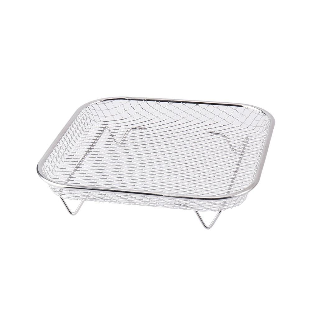 Non-Stick Air Fryer Rack Multi-functional Grill Basket Grill Grate Grilling Rack Kitchen Gadgets Square
