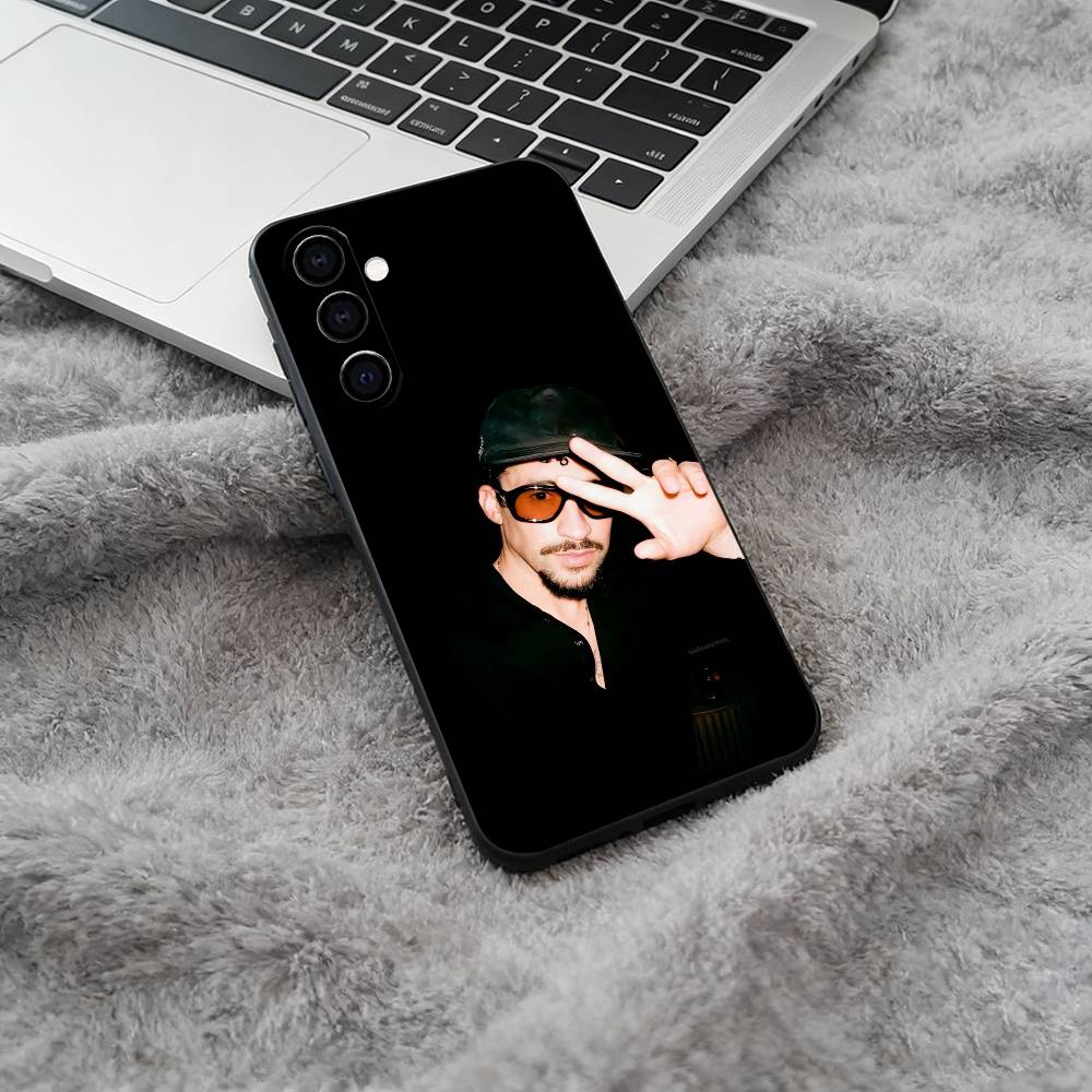 B-B-Bad -Bunny Phone Case For Samsung Galaxy A73,A71 A72,A70,A53,A52,A51,Soft Silicone Black Cover