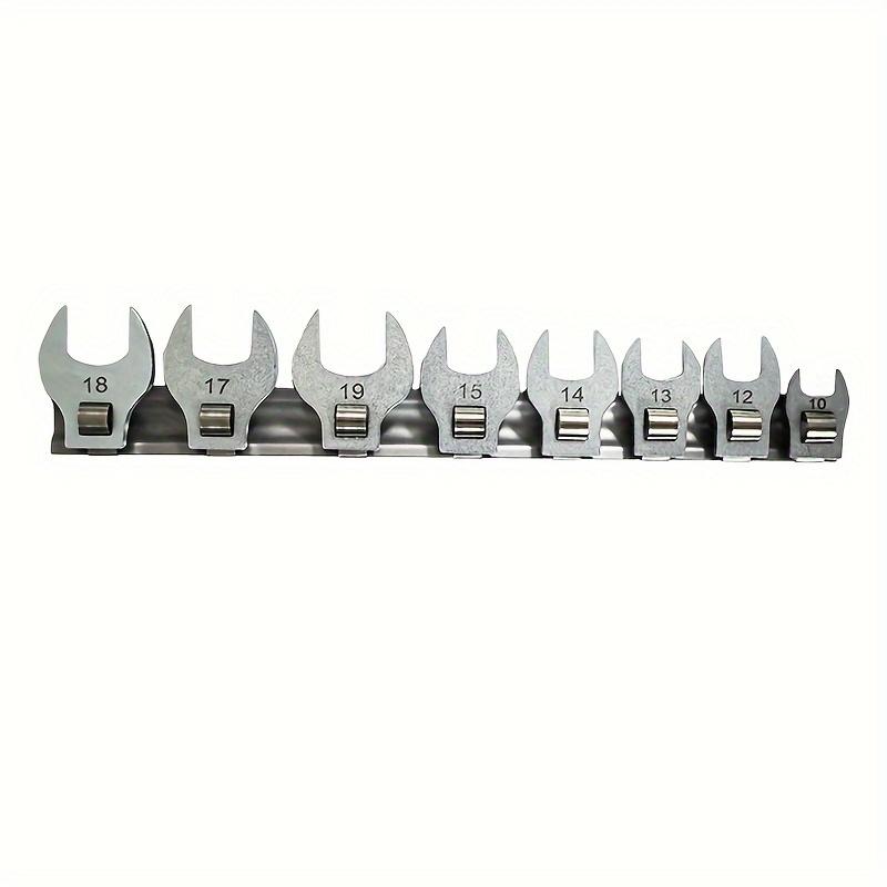 8-Piece Adjustable Wrench Set with Replaceable Head - Compatible with Midway Tools, Carbon Steel DIY Hand Tool Accessories