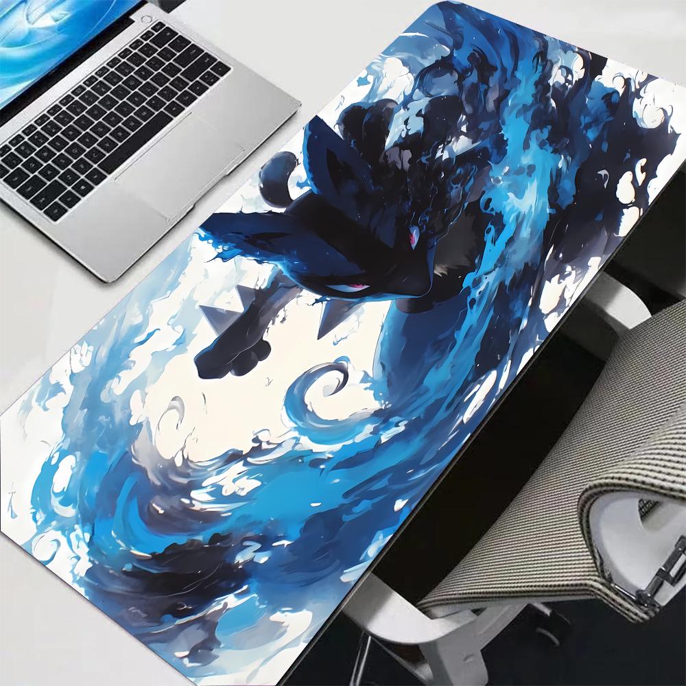 Mauspad Gaming P-Pokemons Großes Tastaturpad Spielzubehör MousePad Gamer Spieler Tischmatte Anime PC Teppich Mousepad XXL