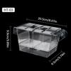 Fish Breeding Box Acrylic Hatchery Incubator Tank Fish Tank Divider Aquarium Breeder Box Fish Breeding Isolation Box