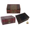 Handcraft Sturdy Wood Storage Box with Vintage Designs Home Accessory for Jewelry Organized and Home Decoration Accent