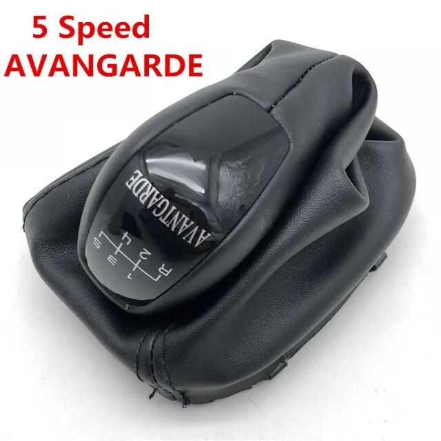 5/6 Speed Car Styling Gear Shift Knob For Mercedes Benz C Class W203 S203 Stick Lever Knob Shifter Leather Gaitor Boot Cover