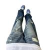 High Street Trendy Men's Ripped Denim Jeans - Spring/Autumn Versatile Fashionable Long Pants