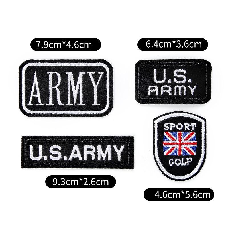 Abzeichen Stoff Aufkleber Kleidung Hosen Patch Aufkleber Daunenjacke Jeans Loch Reparatur Aufkleber Muster Stickerei Aufkleber