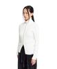 ERA Women Slim-Fit Zip-Up Sweater - White