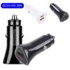 Portable 38W Double  USB Car Chargers Plastic Vehicle Chargers Simple Operate for Safe & Efficient Multiple Device Charg