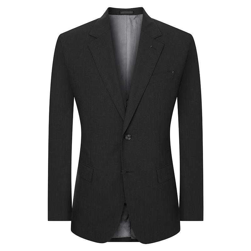 Мужской приталенный пиджак в клетку из смесовой шерсти Baoxiniao 48A