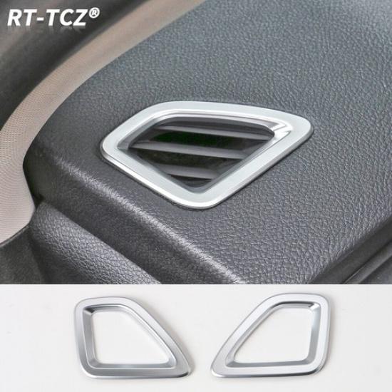 Dashboard Air Vent Outlet Cover Trim Bezels For Jeep Cherokee 2014- Silver