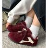 Fashion Women's Shoes 2024 Fashion Front Lace-up Women's Vulcanize Shoes Hot Sale Color Matching New Round Head Comfortable Casual Shoes