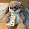 35Cm Angry Rabbit Plush Toy Cute Animal Plushie Doll Kawaii Stuffed Soft Toys Model Give Children Birthday Gifts Cute Ornament