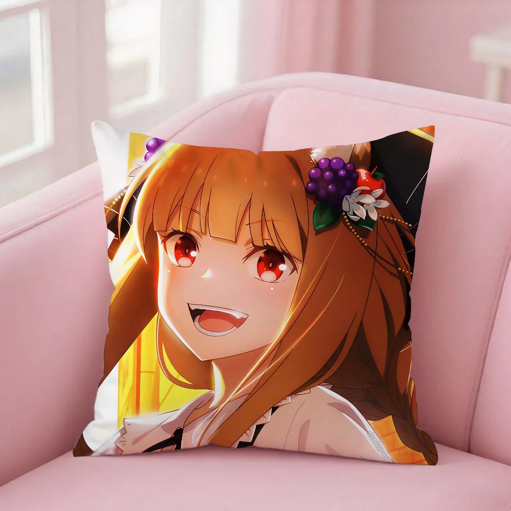 Anime Spice And Wolf Kissenbezug Quadratisch Sofa Mit Kissenbezug Für Den Heimgebrauch