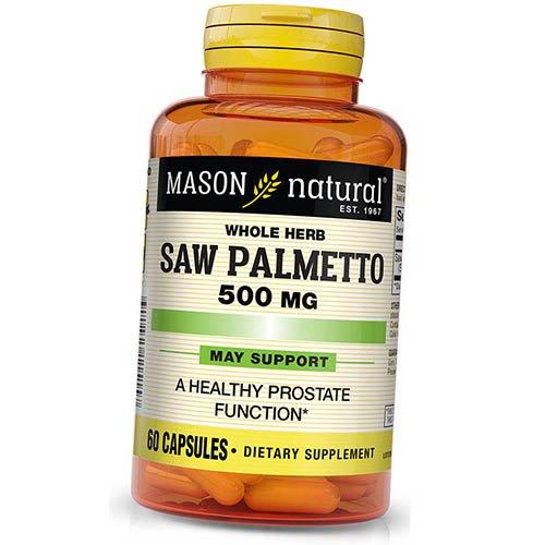 

З Пальметто, Saw Palmetto 500, Mason Natural 60капс (71529011) 60caps