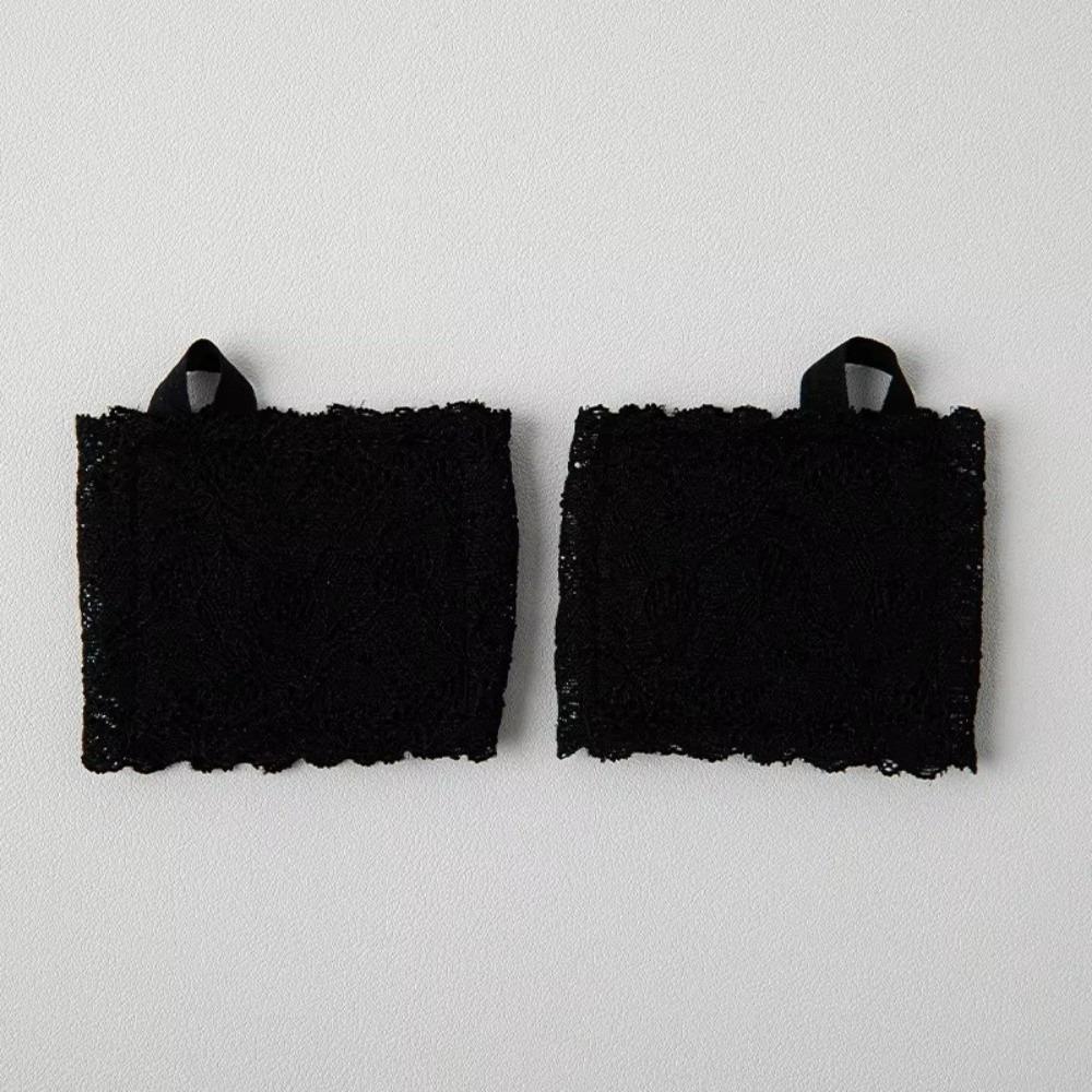 1 Pair Thin Forefoot Pads Lace Invisible Socks Invisible Half Insoles Women