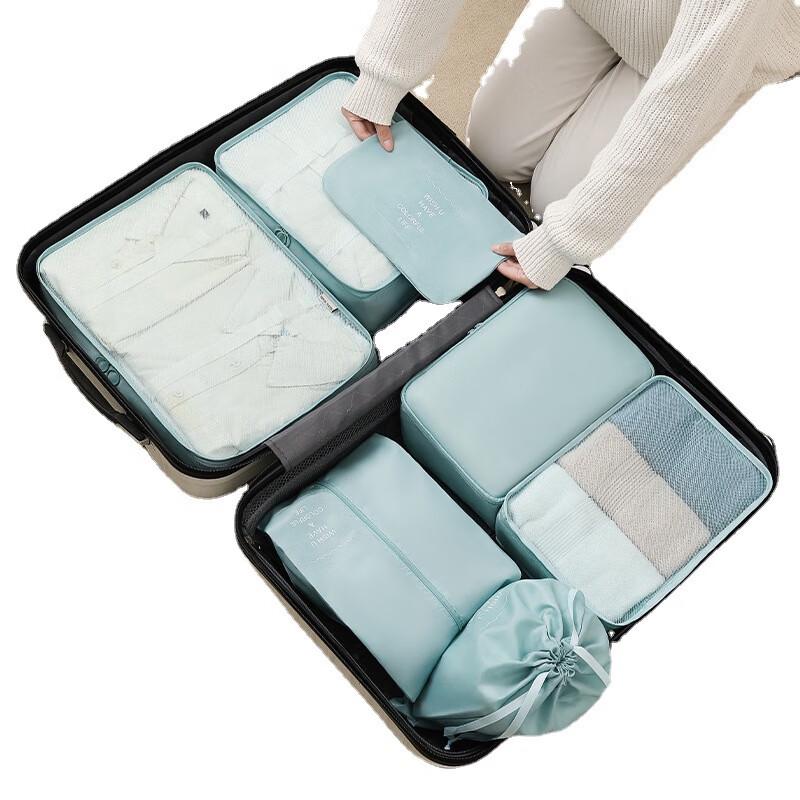 6dílná skládací vodotěsná sada cestovních organizérů