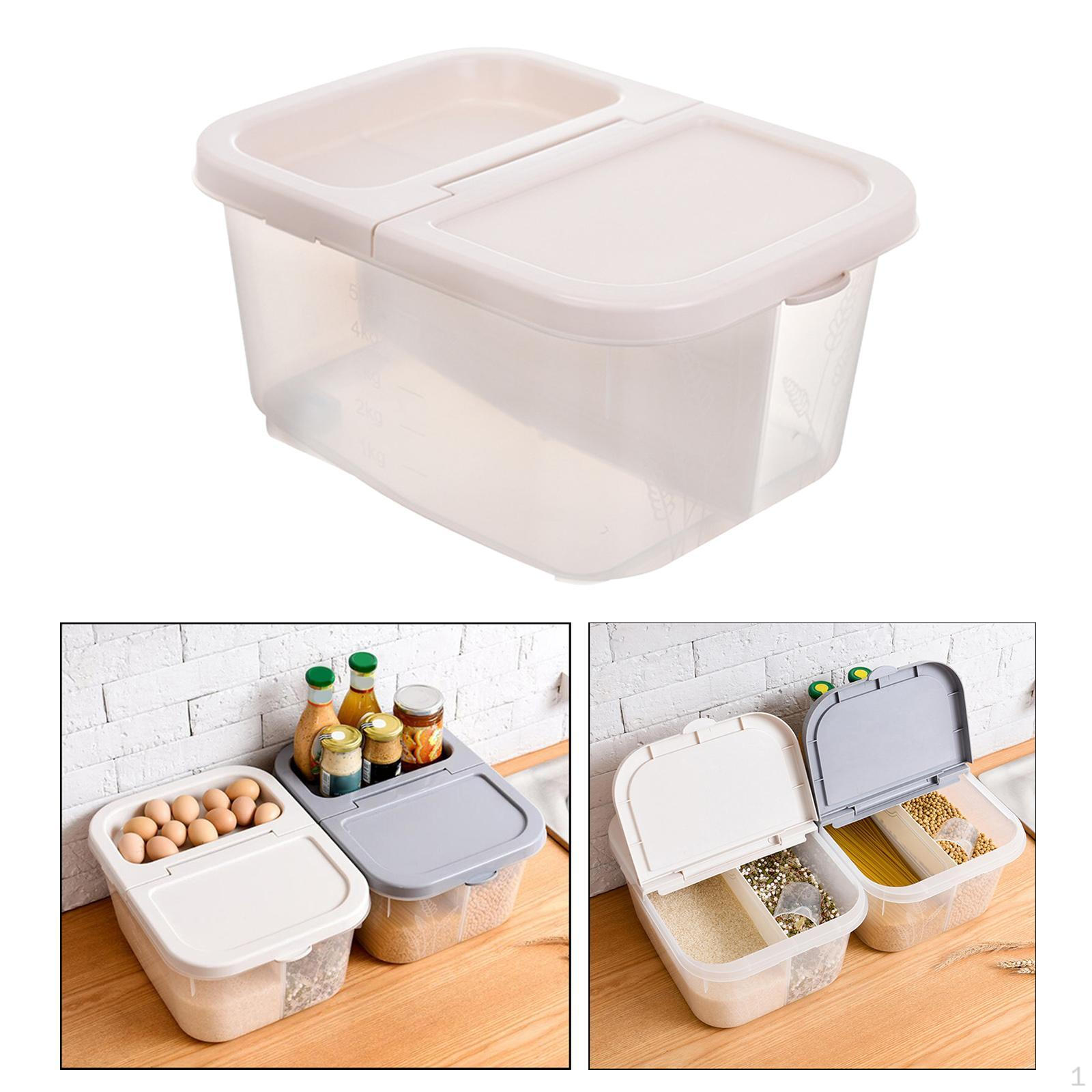 Efficient Kitchen Rice Storage Solution with Secure Closure