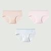 FENTENGCARE Women's 7A Anti-bacterial Mid-Waist Seamless Cotton Underwear