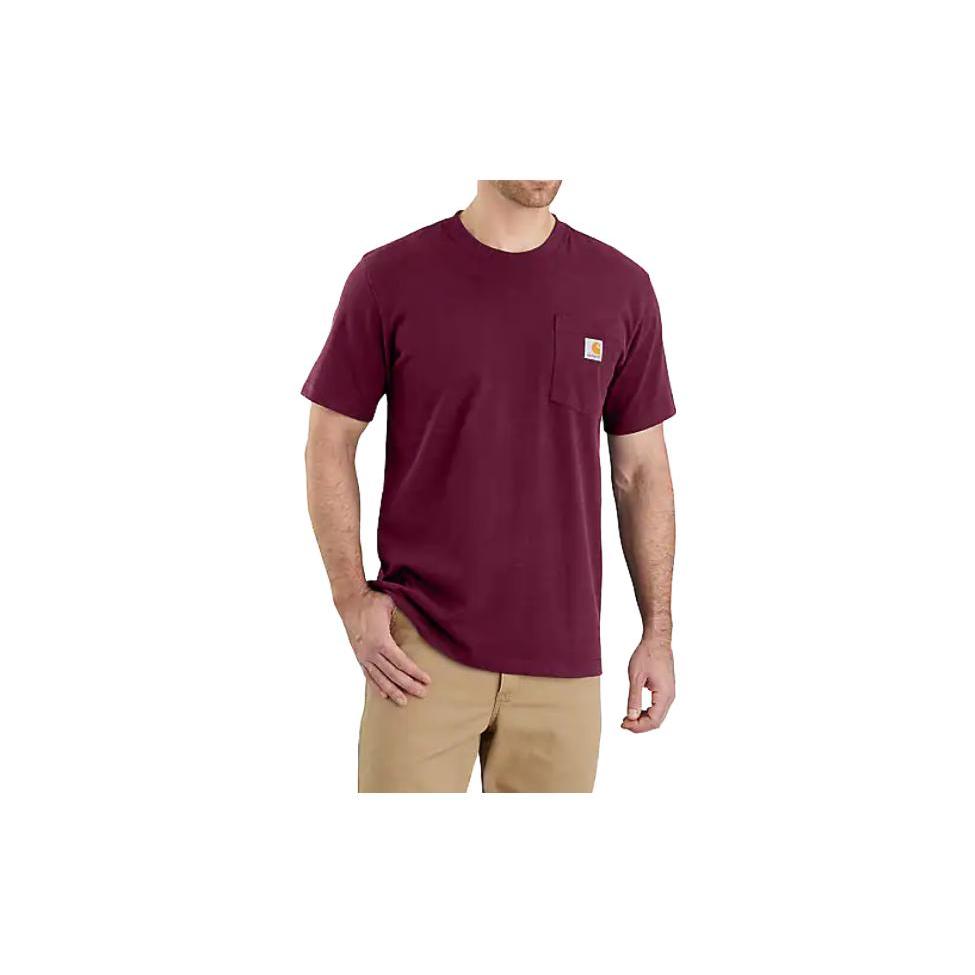 Carhartt 103296 HEAVYWEIGHT SHORT SLEEVE POCKET T SHIRT T Shirt RELAXED FIT Men's 103296