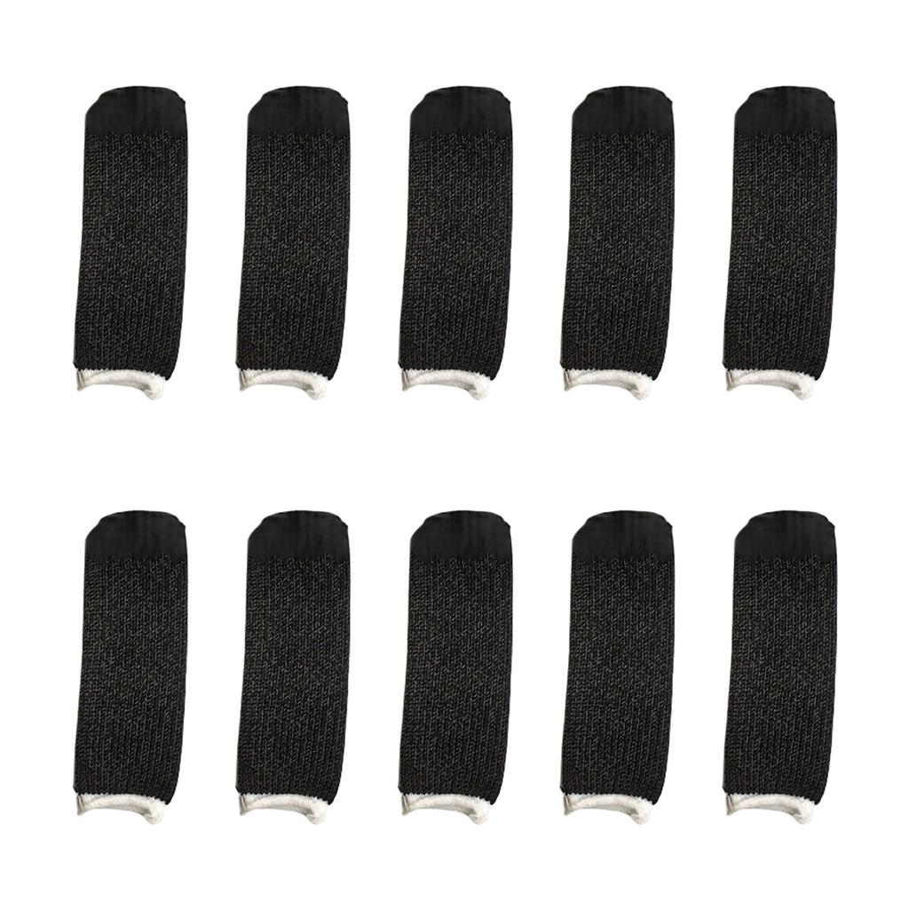 Pack Of 10 Cut Resistant Finger Cots For Kitchen Garden And Sculpture Protection With Breathable And Reusable Design