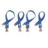 4Pcs Drywall Stilts Straps Flexible Nylon Aluminum Alloy Buckle Adjustable Drywall Foot Band Straps