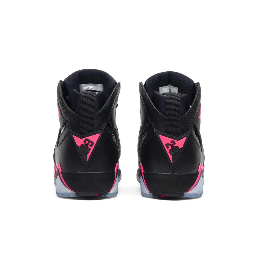 Air Jordan 7 Retro GG 'Hyper Pink' (Unisex) Black / Hyper Pink-Hyper Pink Kids' Basketball Shoes 442960 018