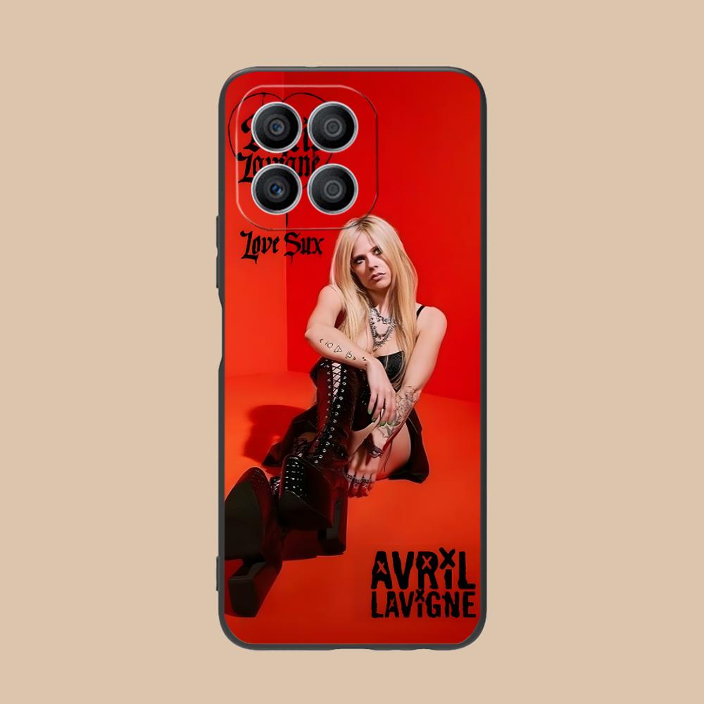 Avril Lavigne Matte TPU Mobile Phone Case for Honor 90 80 70 60 50 30 20 10 9 8 7 Pro S SE Lite 5G Colorful Printing Cover