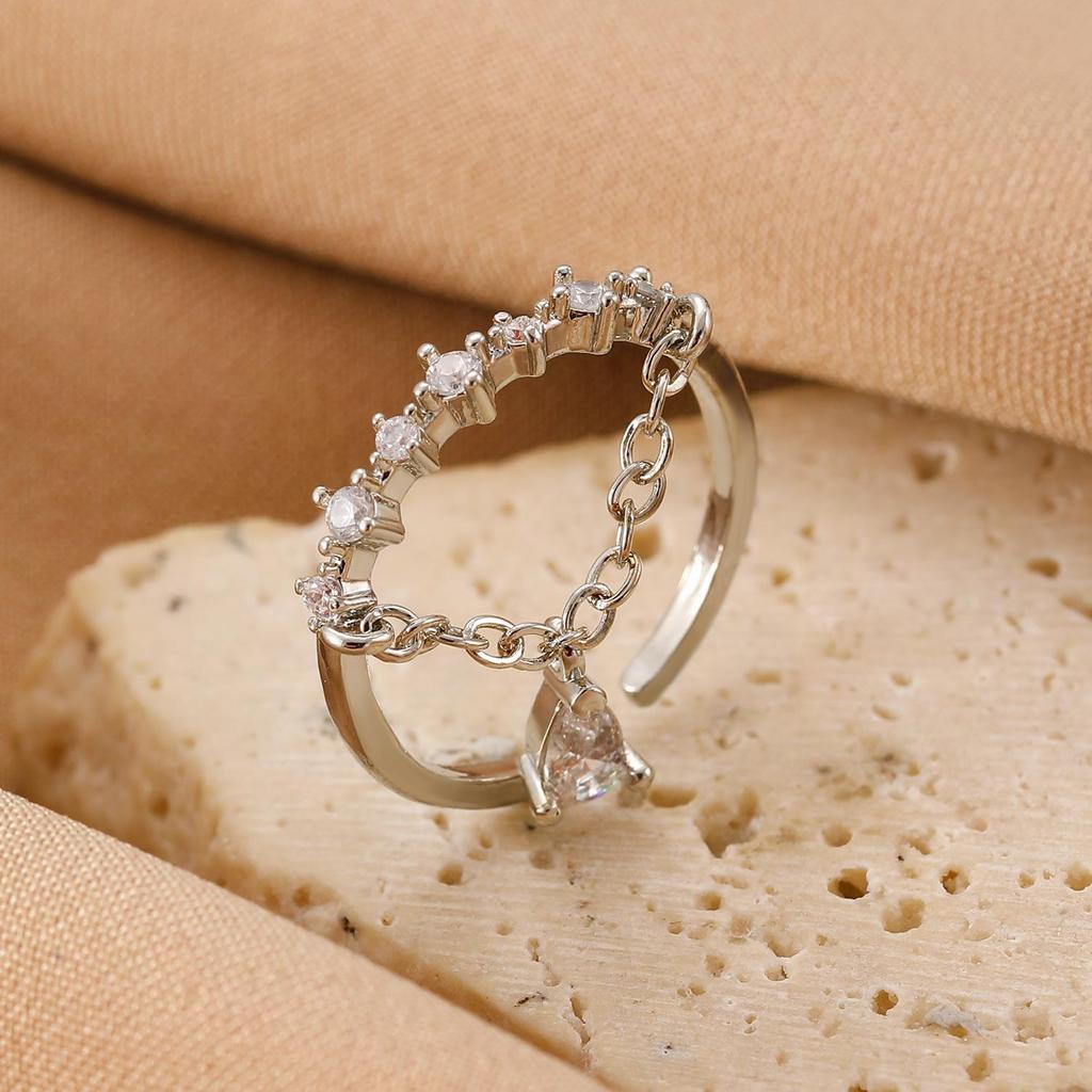 High-End Cross-Border Fashion Bow Ring for Women - European & American Style Open Index Finger Accessory