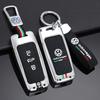 For VOLKSWAGEN VW Zinc Alloy+Silicone Car Key Bag Smart Remote Keychain For Volkswagen VW Touareg 2018 2019 2020 2021 2022 Keyri