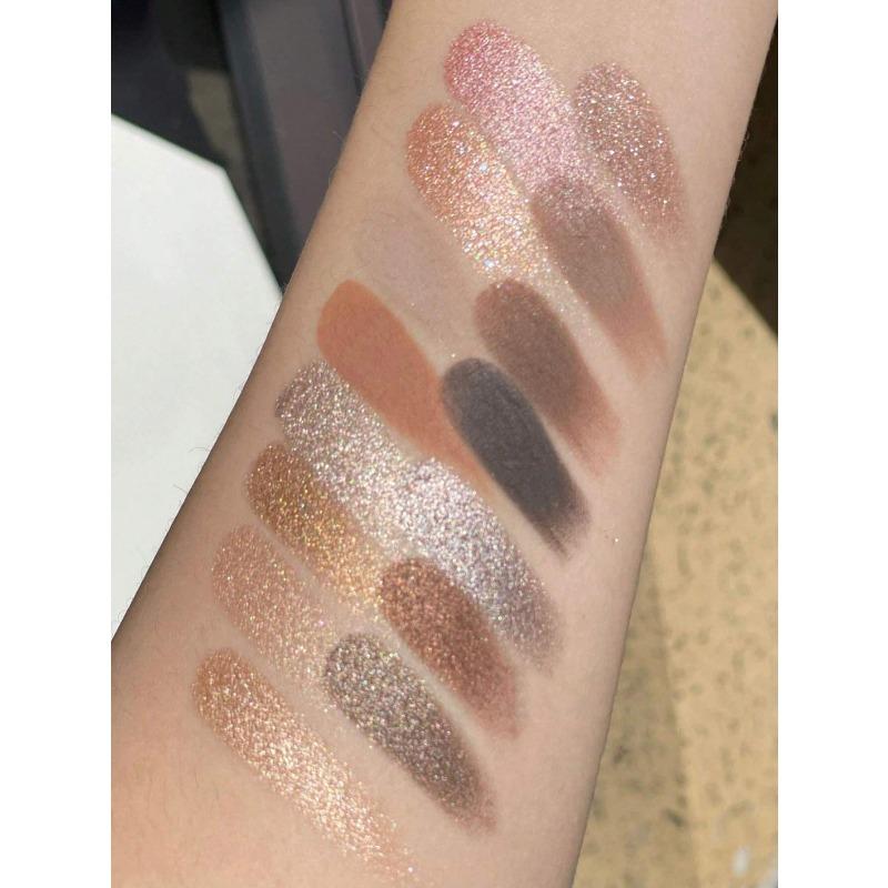 15-Color Eyeshadow Palette, Matte Shimmer Long-Lasting Eye Shadow With Mirror Eyeshadow Eye Makeup