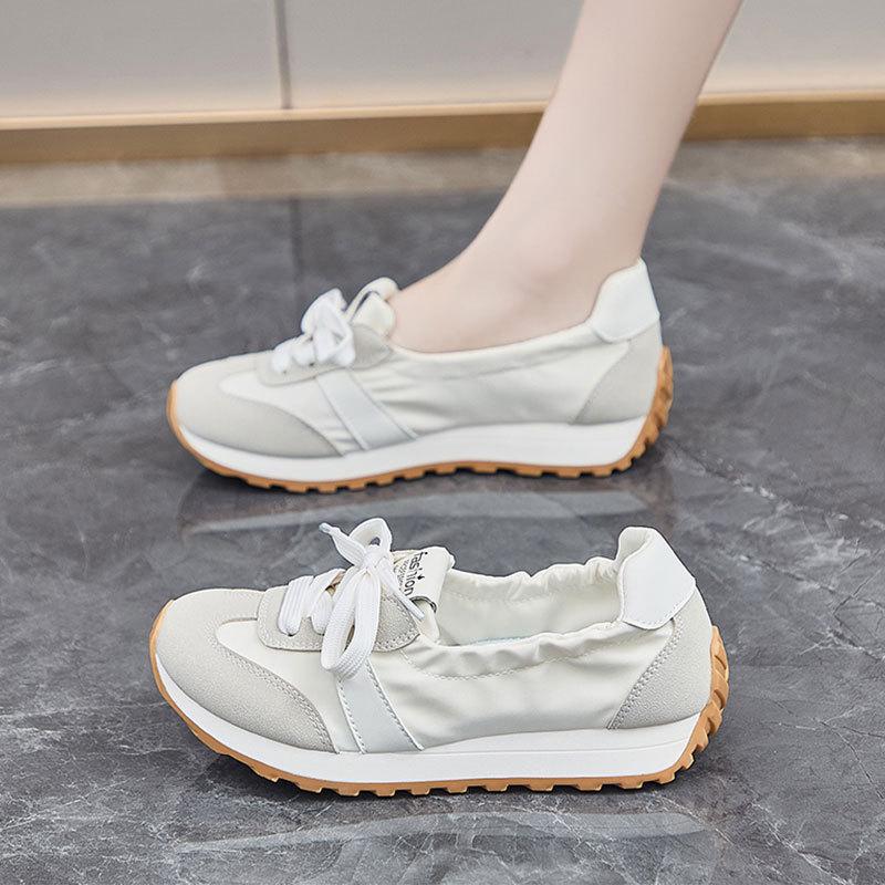 Dexun shoes women's new spring versatile flat-bottomed sports and leisure shoes ins soft sole