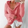Womens Long Sleeve Tops Winter Warm Blouse Sweatshirt Hoodie Pullover Top