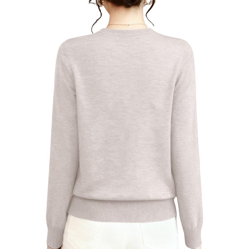 Women's Fashionable And Versatile Knitted Bottoming Shirt