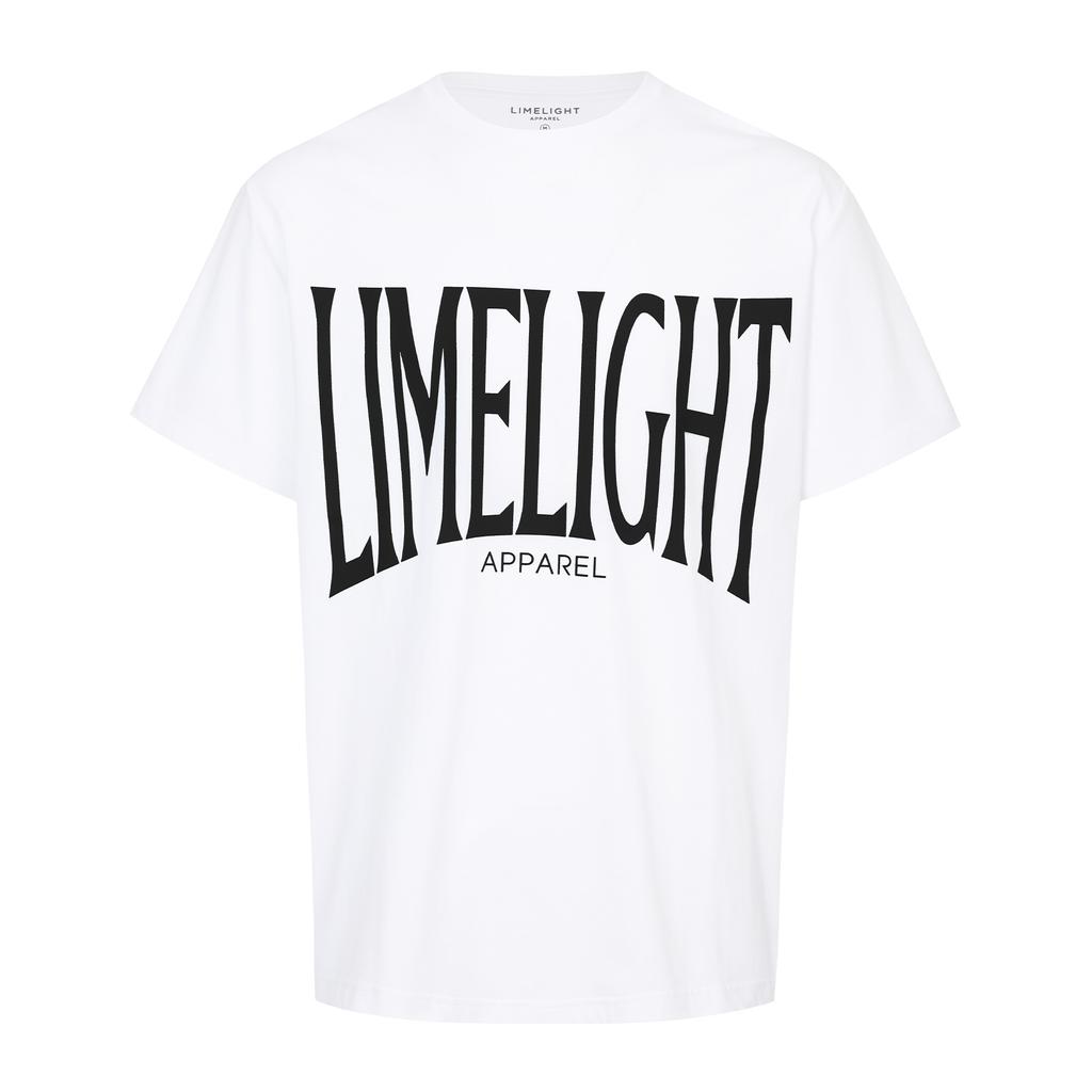 LIMELIGHT APPAREL Big Logo T-Shirt (White/Black)