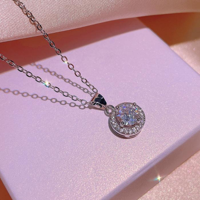 Simple Sensibility Temperament Jewelry Set Design Necklace Niche Women Premium Cold Wind Collarbone Chain Geometry