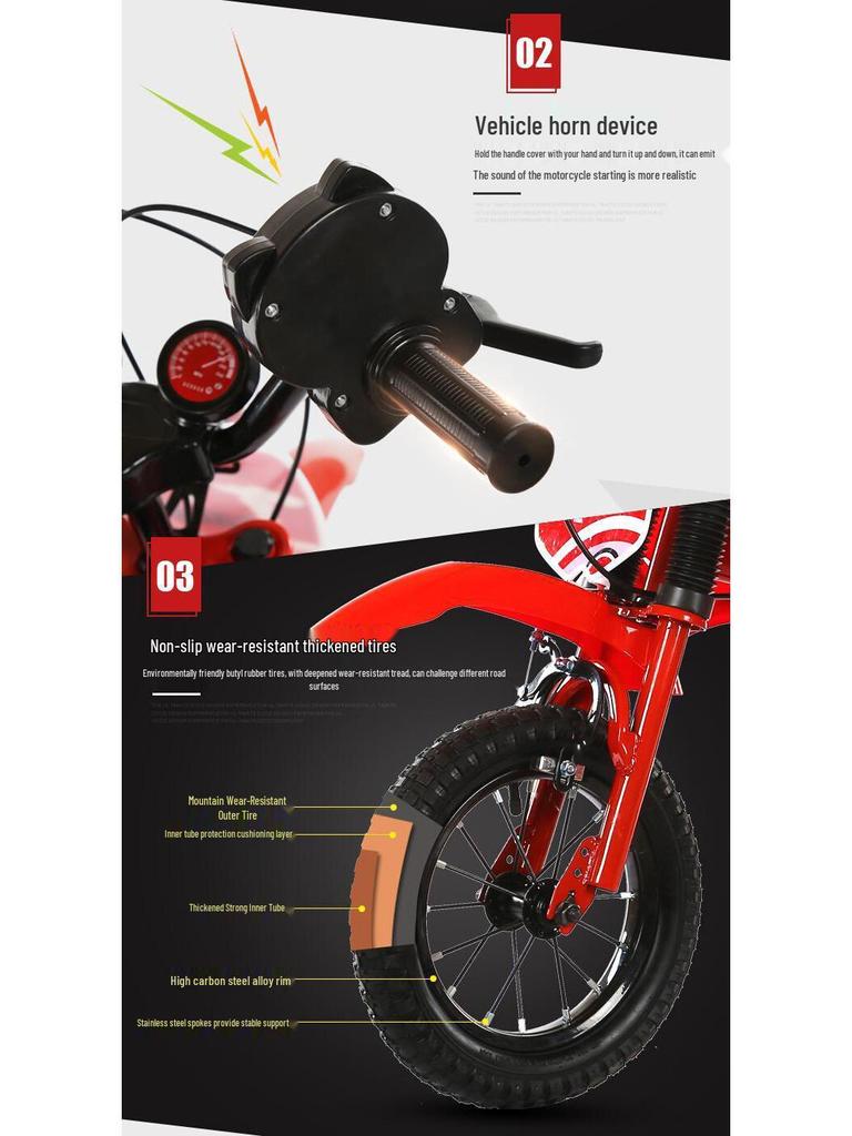 Children's Bicycle for Ages 3 to 8: Suitable for Girls and Boys