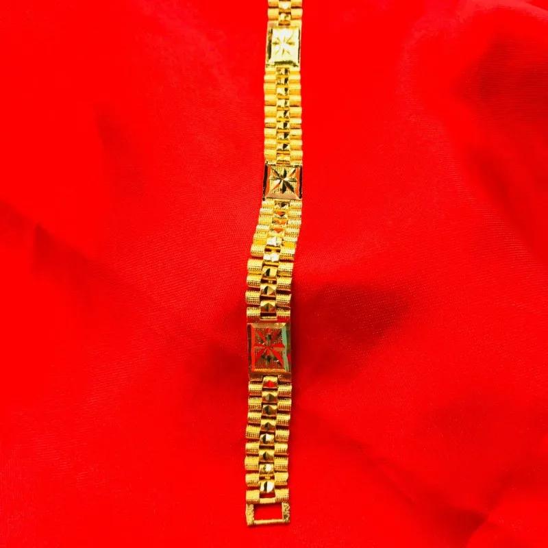 New Fashion Classic Bracelet Gold Color Bracelet Adjustable Punk Rock Men's Party Festival Gift Accessories