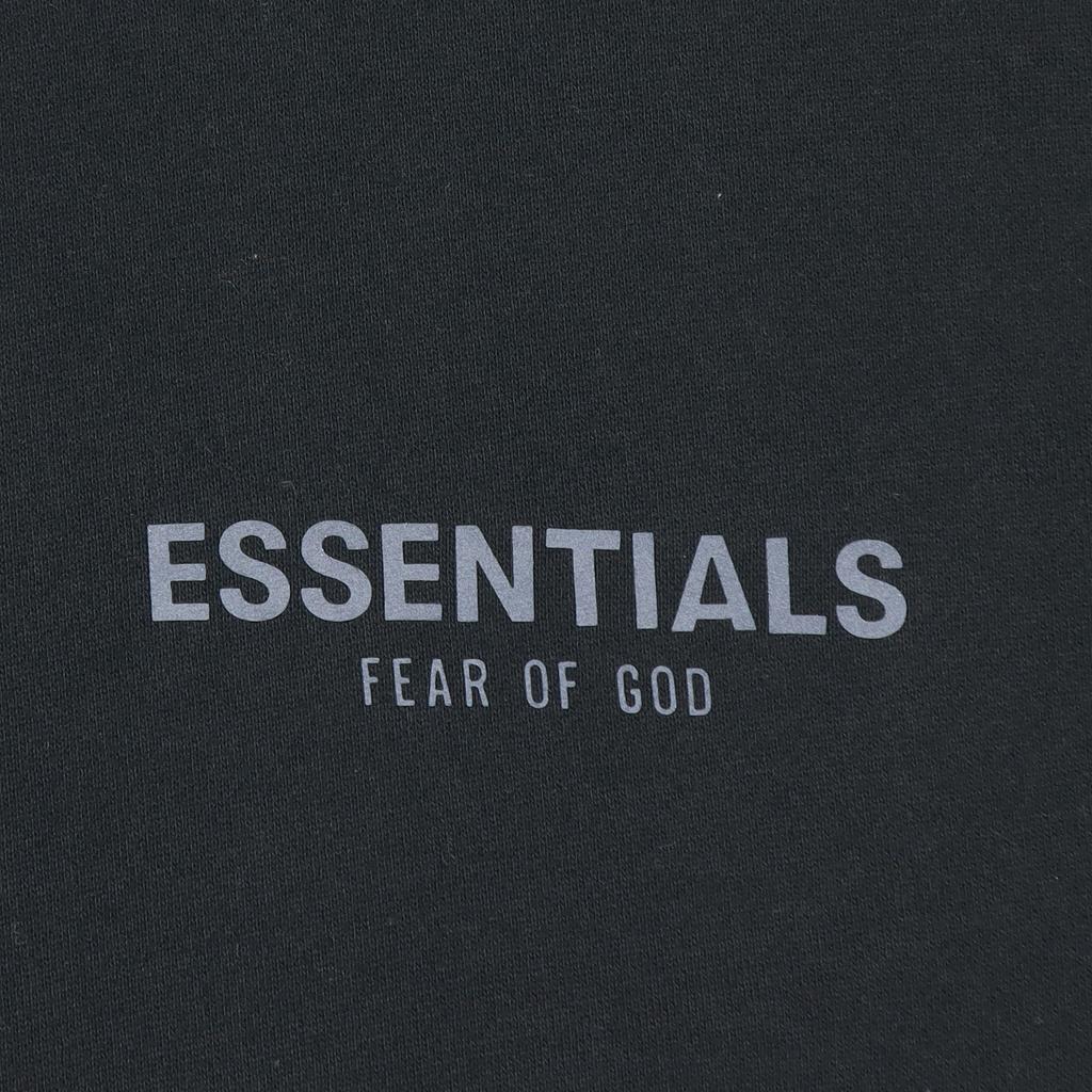 Fear of God Essentials Fleece-Lined Mockneck Sweatshirt Unisex Tops Black FOG-FW20-331