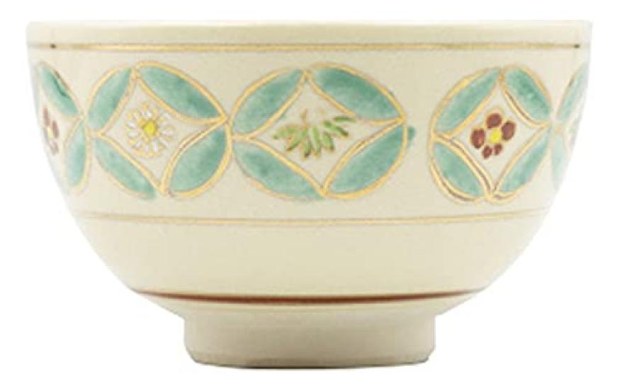 Ninsei Shippo Travel Tea Bowl (by Ryuzan) In a Gift Box [10.5 X 6.5cm 170g]