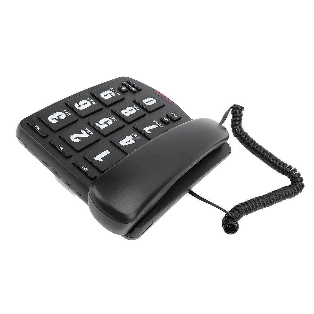 Corded Home Phone Big Button Quick   Volume   Wall Mountable Telephone for Seniors