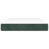 Pocket Spring Mattress Medium Firmness Dark Green 120 X 200 X 20 Cm Velvet