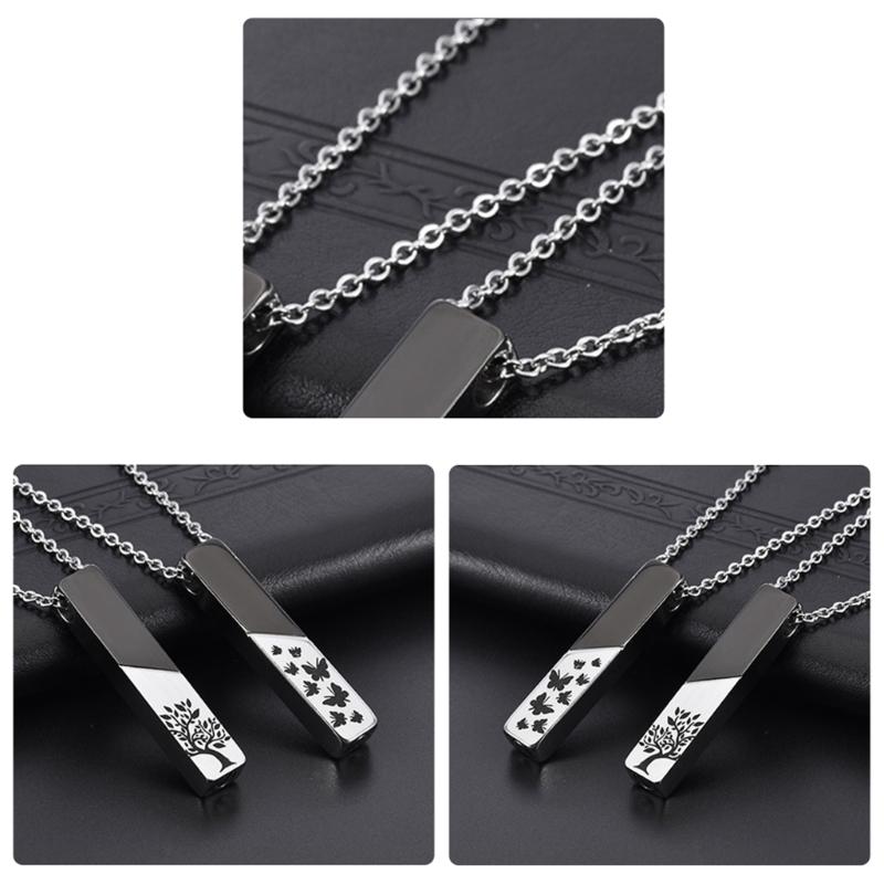 Urn Necklace for Ashes Memorial Cremation Jewelry for Ashes Stainless Steel Ashes Necklace Bar Urn Pendants Unisex