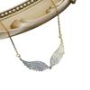 Angel Wings Diamond Necklace - Stylish, Versatile, Collarbone Chain for Women